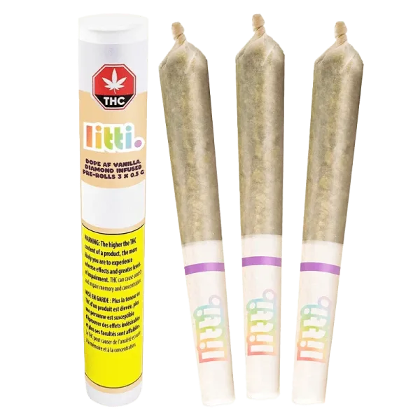 Buy Dope Af Vanilla Diamond Infused Pre-Roll